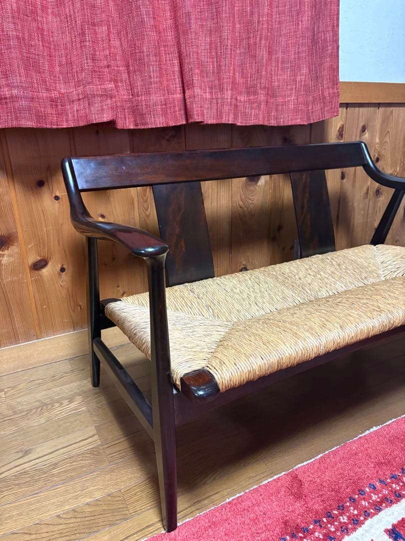 user_ec72aaac 松本民芸家具 ラッシチェア 77型曲肘 中古品