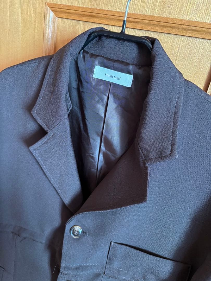 Knuth Marf custom dad jacket キャメル S