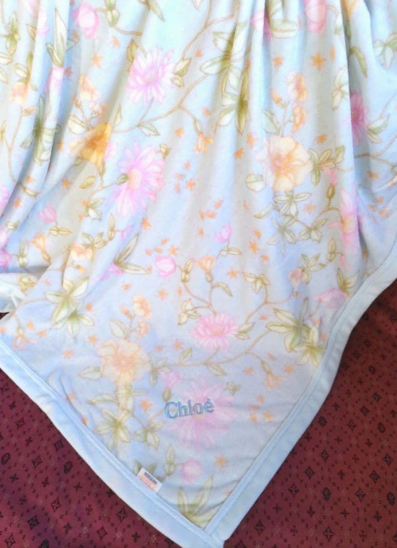 Chloeクロエ　コットンニューマイヤー毛布　綿ボアシーツ　シングル計２枚　新品