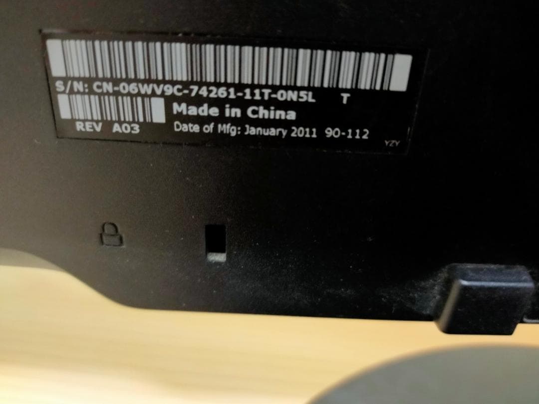 DELL ブラック モニター Dell ST2220Lb　本体