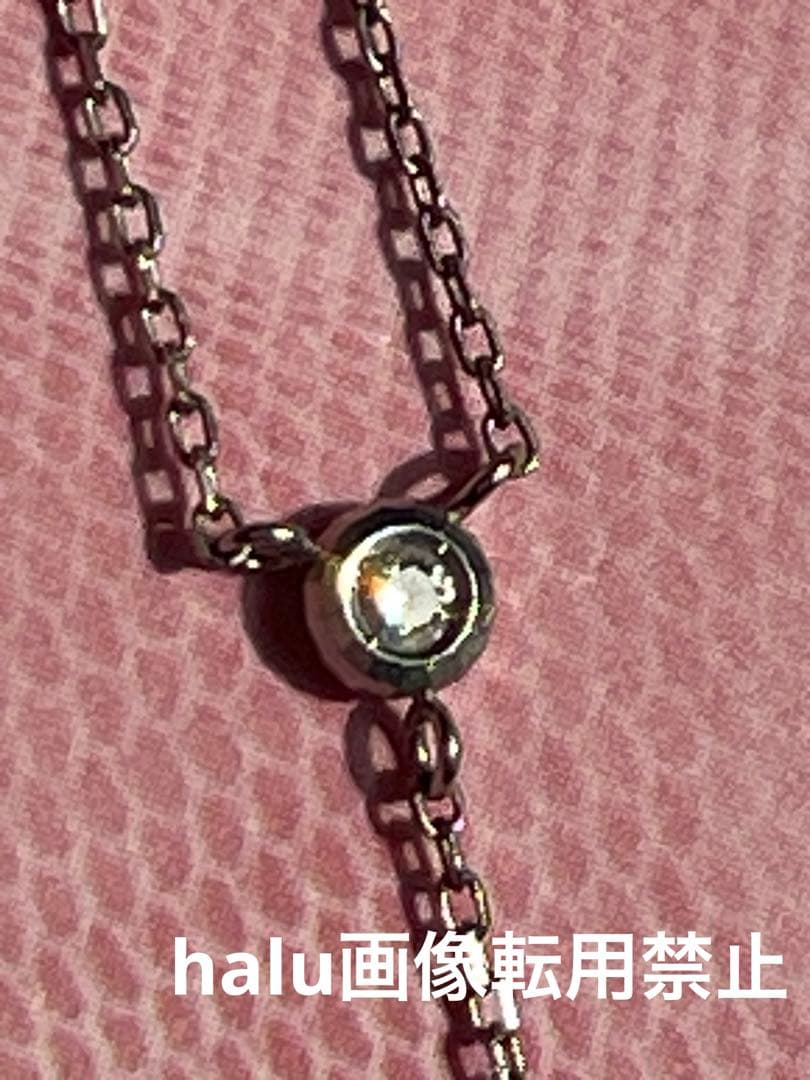 f*i様 Ａ⭐️使用一度⭐️ プラチナダイヤモンド Y字 ネックレス プラチナネ