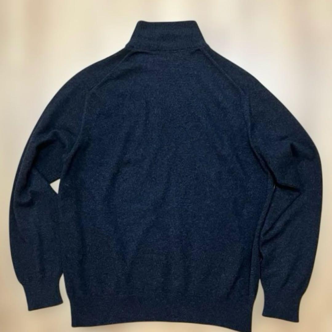 19.2万 クルチアーニ カシミヤ100％イタリア製モックネック50ダークグレー