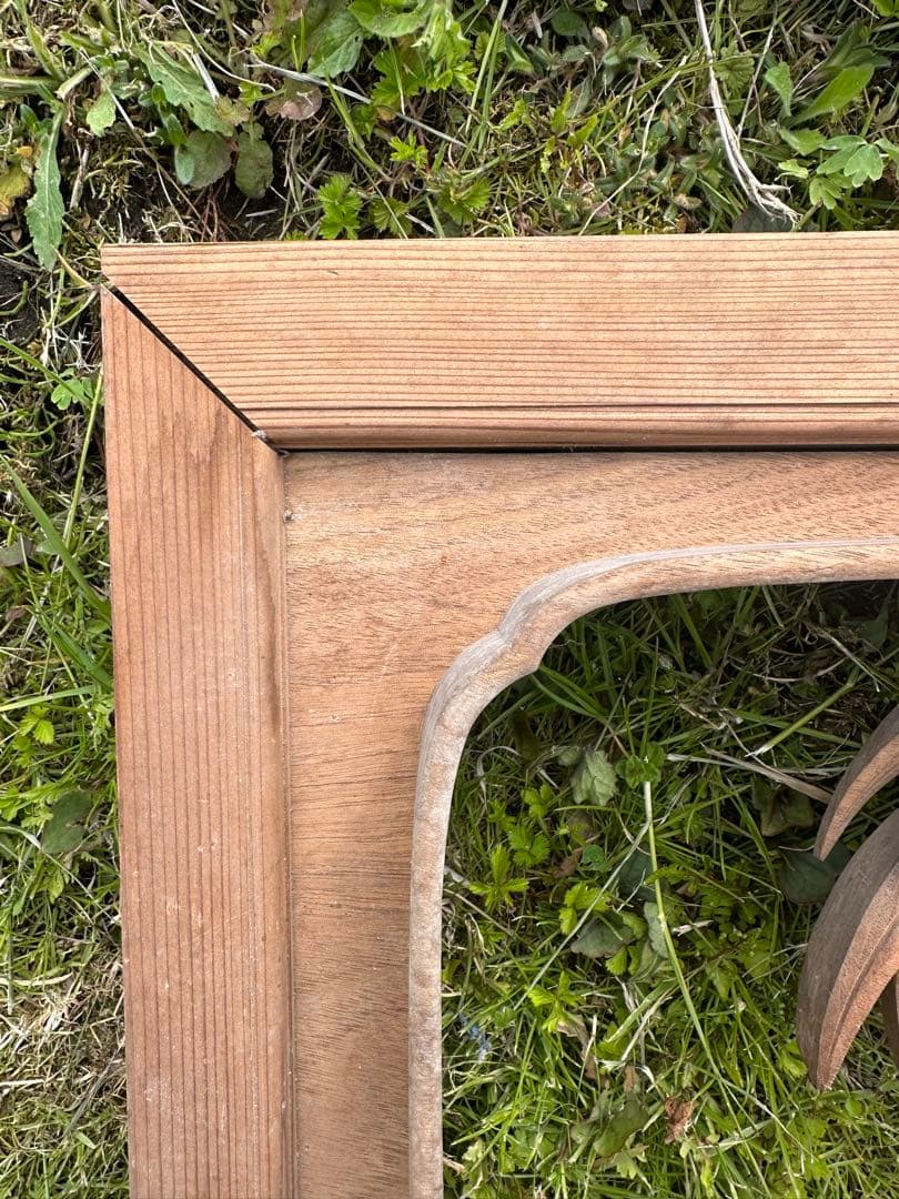 貴重【大島五雲　井波彫刻　特殊彫り 欄間】竹に雀　木彫り 彫刻