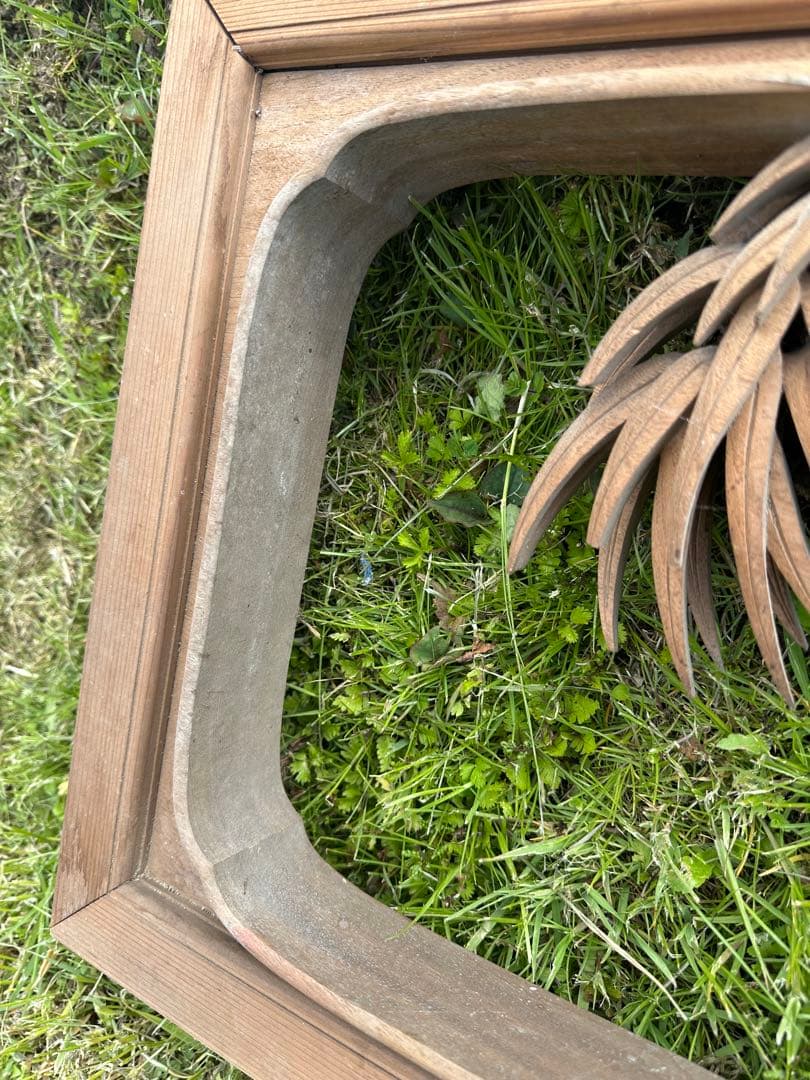 貴重【大島五雲　井波彫刻　特殊彫り 欄間】竹に雀　木彫り 彫刻