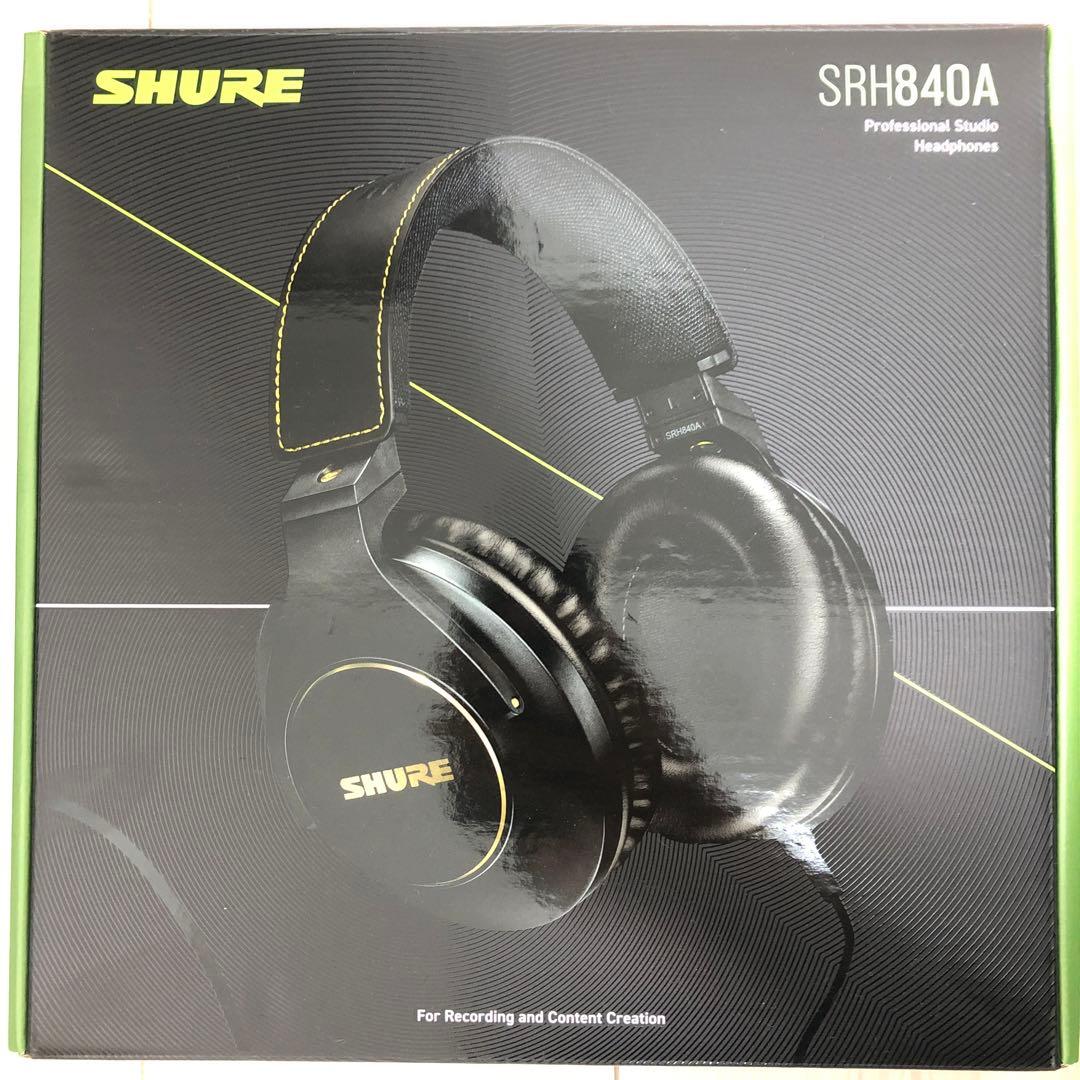SHURE SRH840A プロフェッショナルスタジオヘッドフォン