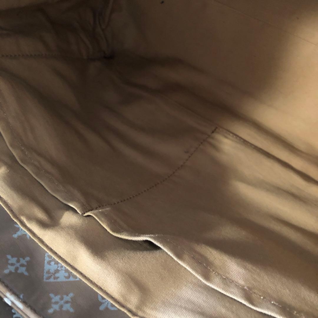 russet モノグラムビジネスバッグ ベージュ