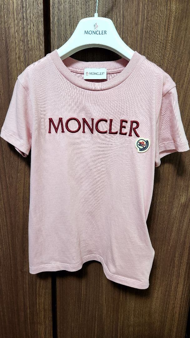 MONCLER ピンク Tシャツ　8A
