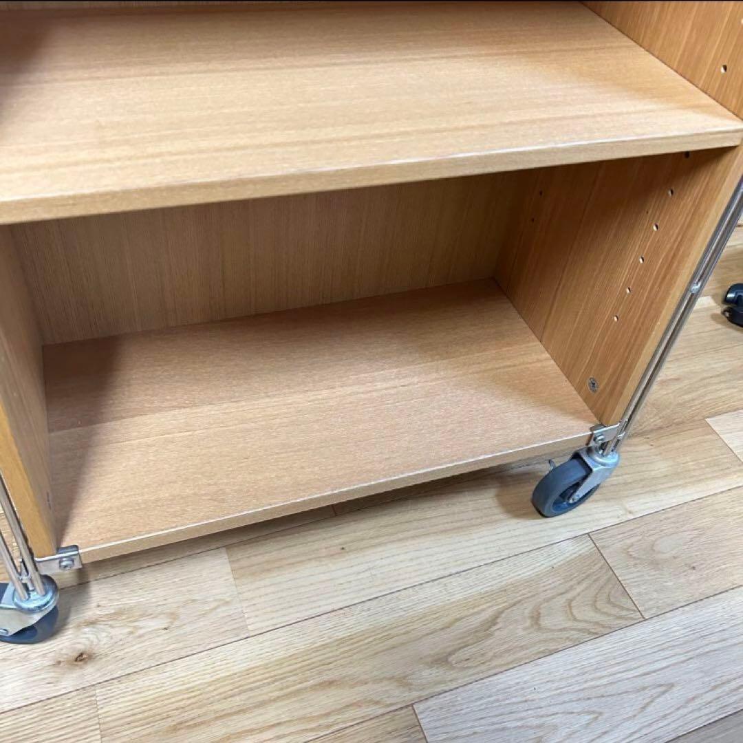 お値下げ中‼️【廃盤品】無印良品　ユニットシェルフ　キッチンワゴンなどに