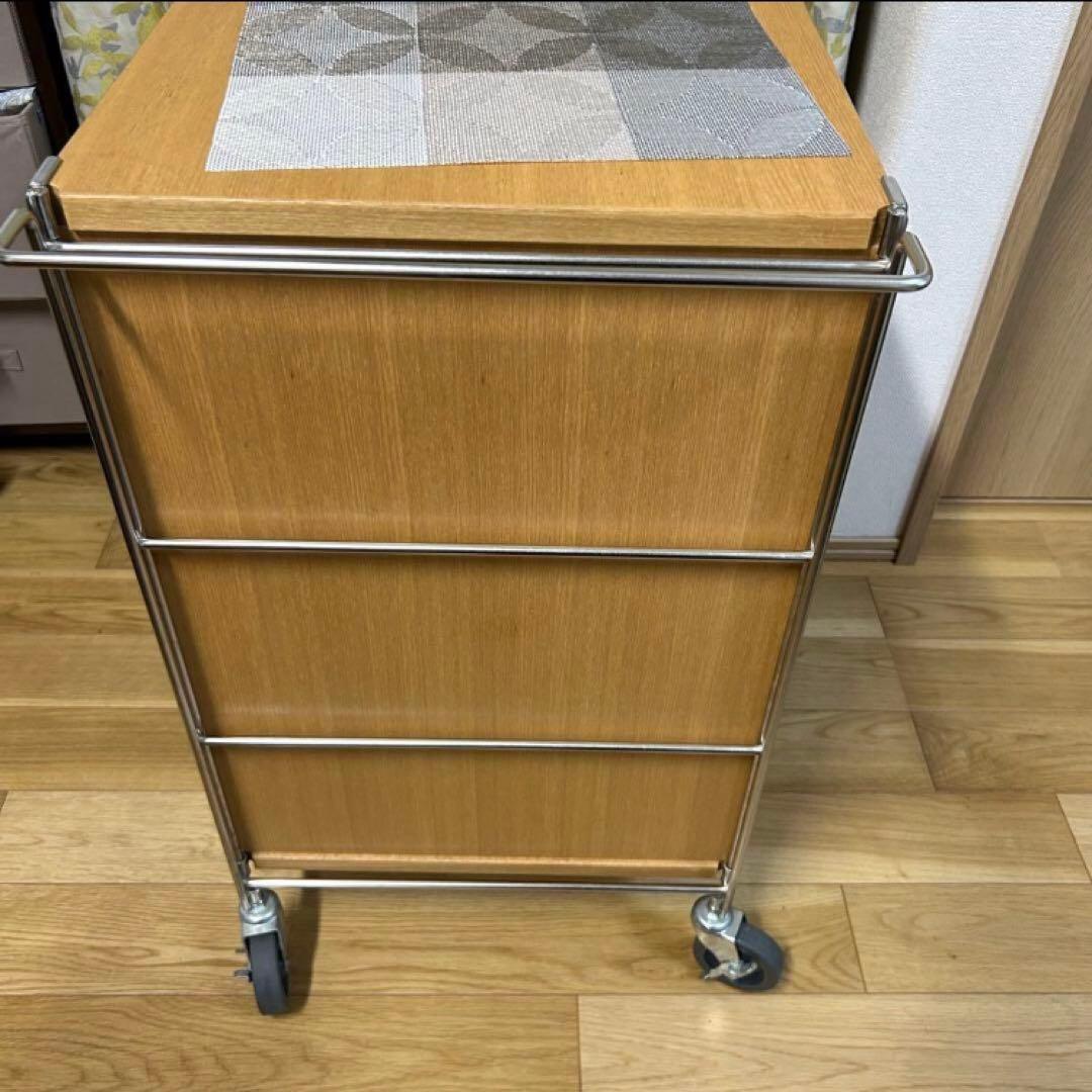 お値下げ中‼️【廃盤品】無印良品　ユニットシェルフ　キッチンワゴンなどに