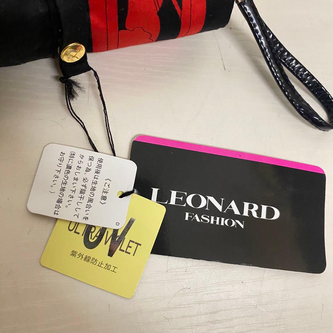 【未使用】LEONARD レオナール　晴雨兼用　折り畳み傘 ①