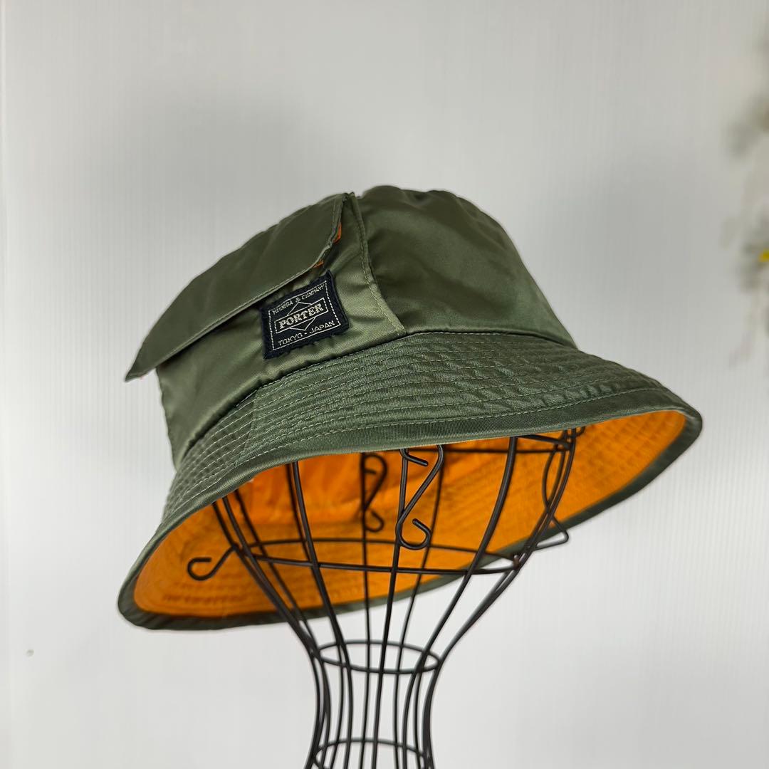 貴重　PRRTER 吉田かばん × BEAMS バケットハット　オリーブ色 釣り