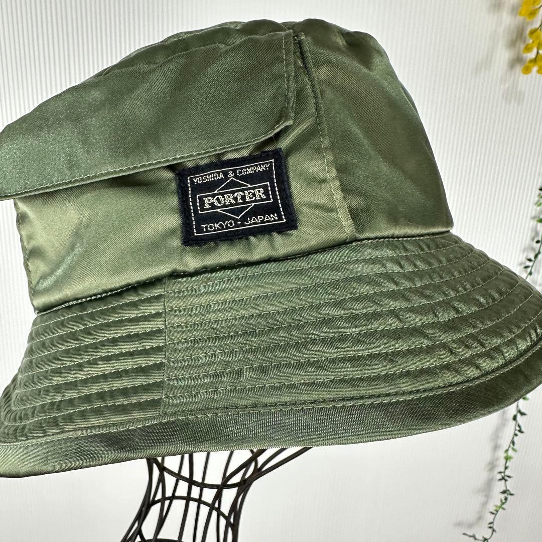 貴重　PRRTER 吉田かばん × BEAMS バケットハット　オリーブ色 釣り