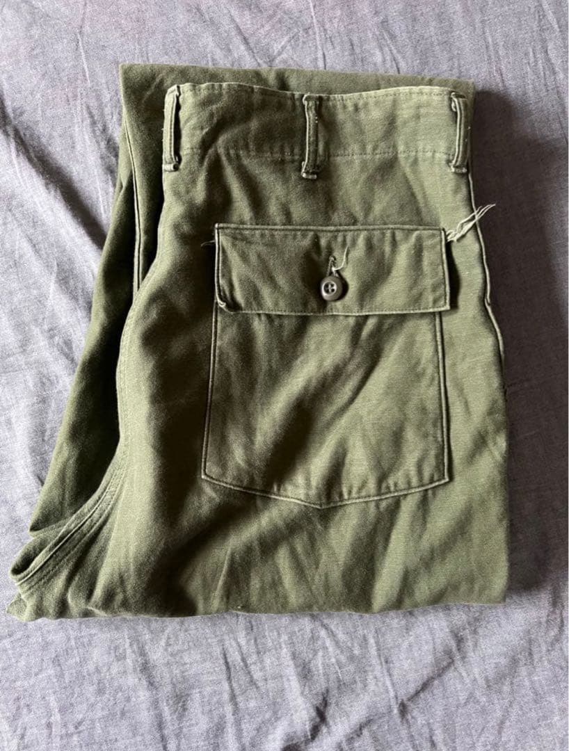 usarmy ベイカーパンツ 60s 実物　ボタンフライ