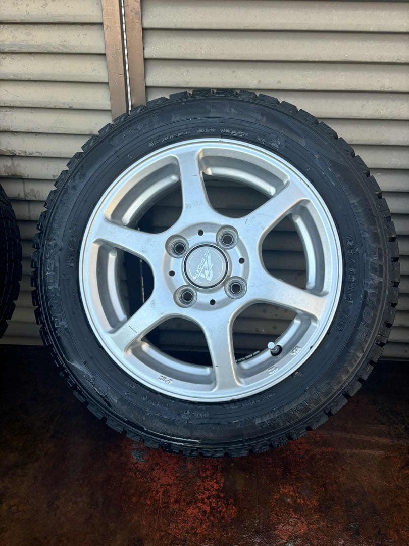 DUNLOP 13インチ 5スポークホイールセット