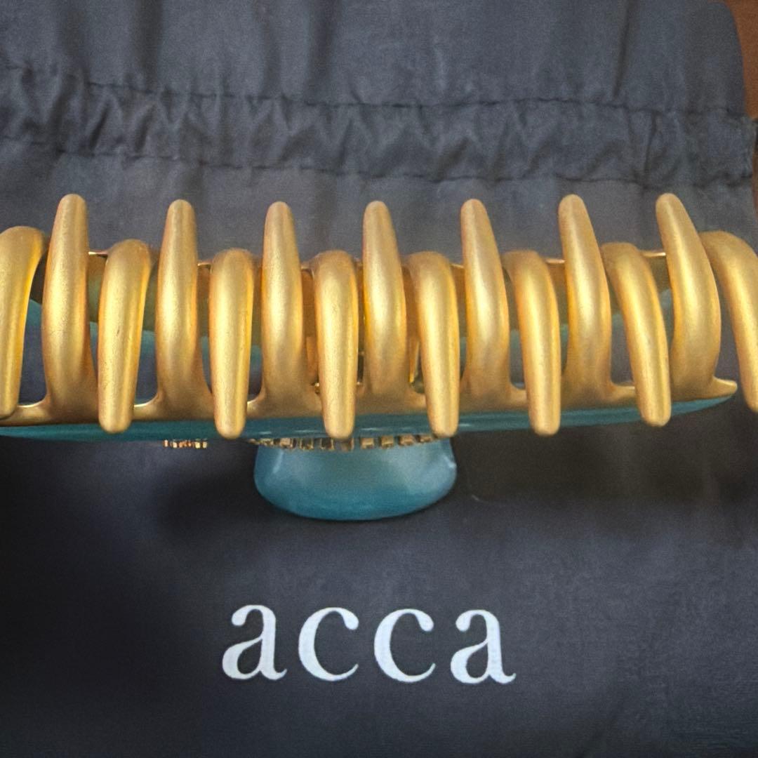 acca ヘアクリップ　ラージサイズ　限定　美品
