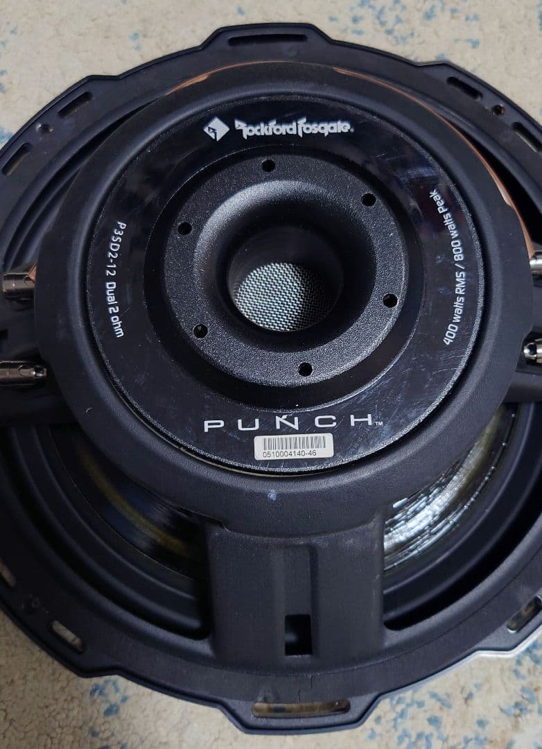 ロックフォード　ウーファー　P3SD2-12　　Rockford Fosgate