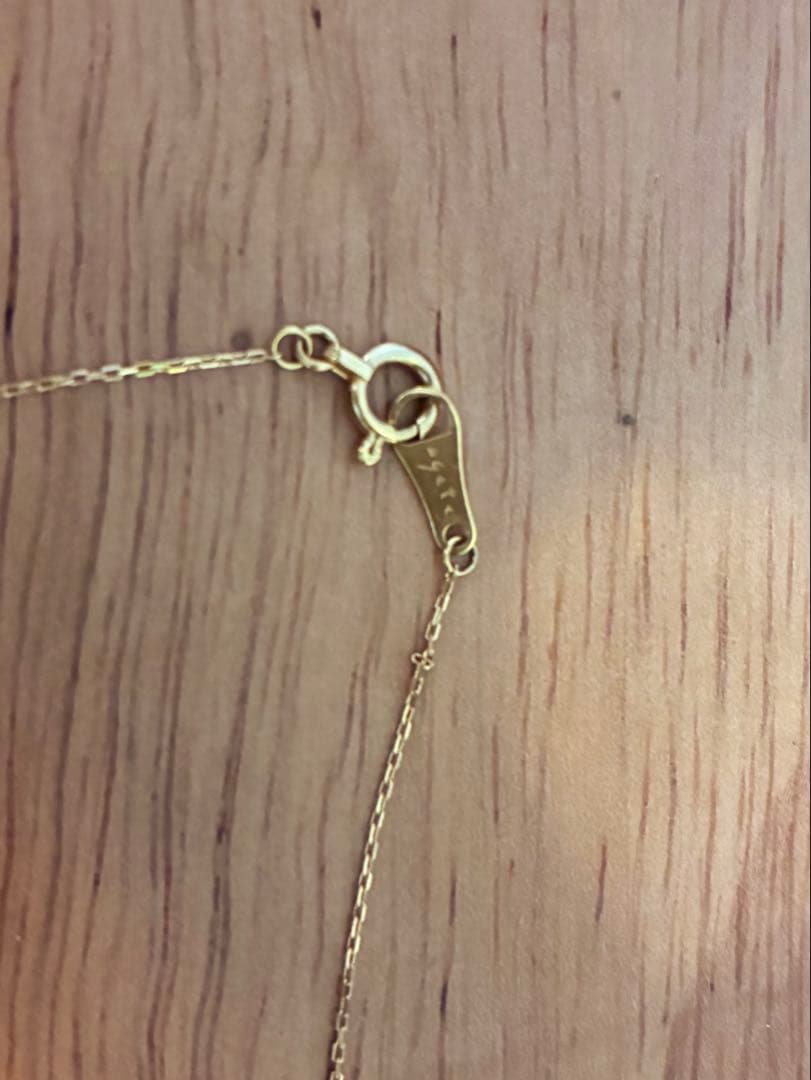 agate K18ダイヤモンドネックレス（0.03ct）