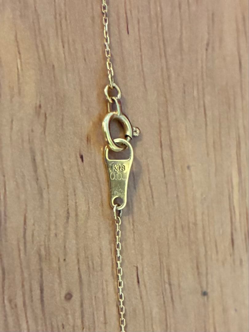 agate K18ダイヤモンドネックレス（0.03ct）