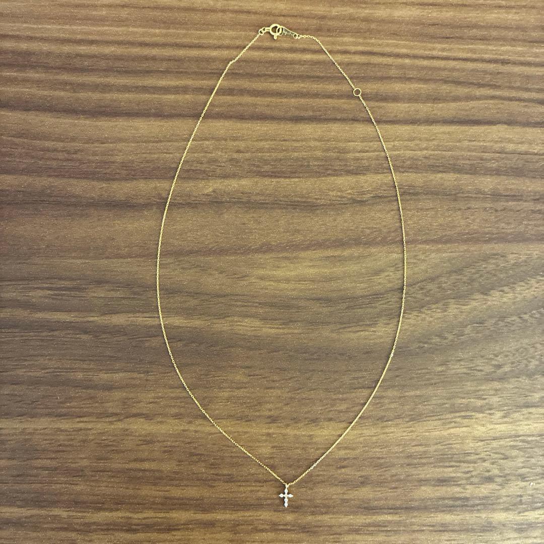 agate K18ダイヤモンドネックレス（0.03ct）