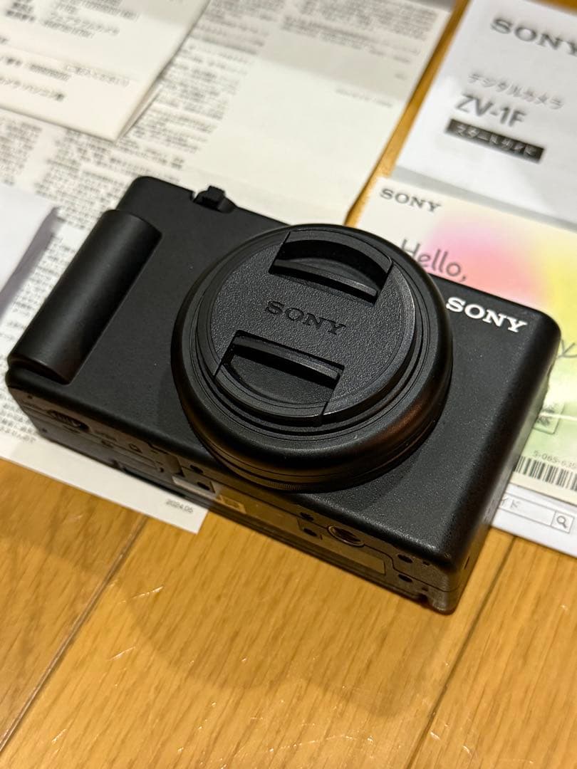 【ほぼ新品】5年保証書付き SONY VLOGCAM ZV-1F