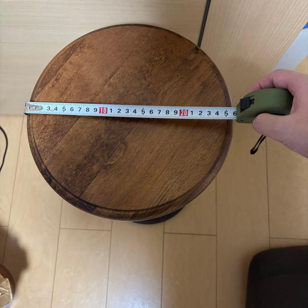 イタリア製ドマン Demain 花台　サイドテーブル　インテリア 家具 木製