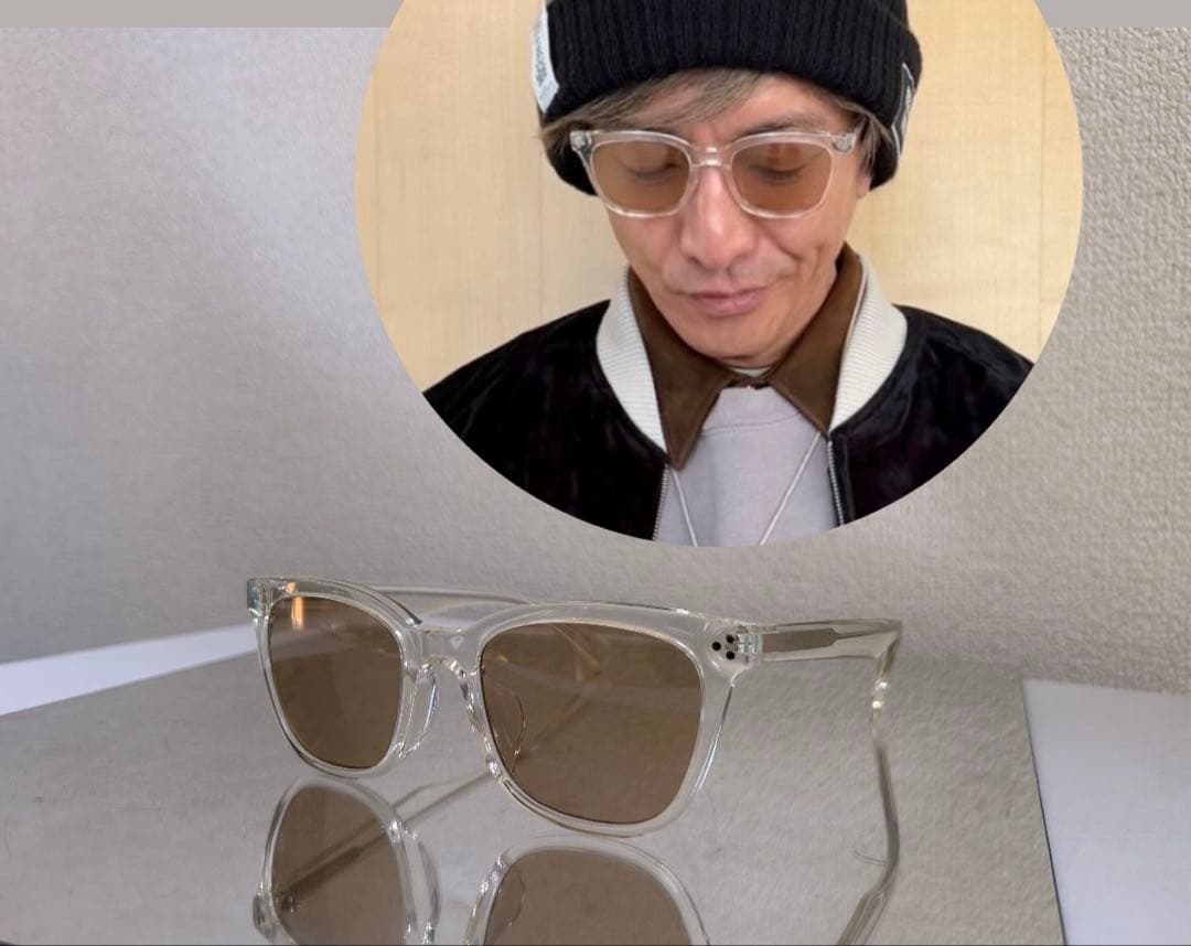 話題騒然！木村拓哉　owndays サングラス　クリアグレー