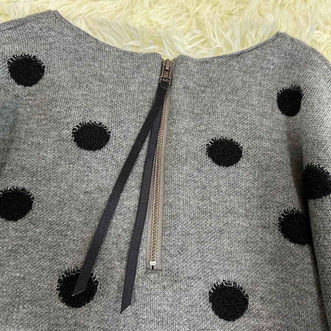 【新品】C'EST MOIJEU セモアージュ ドット ニット ロングワンピース