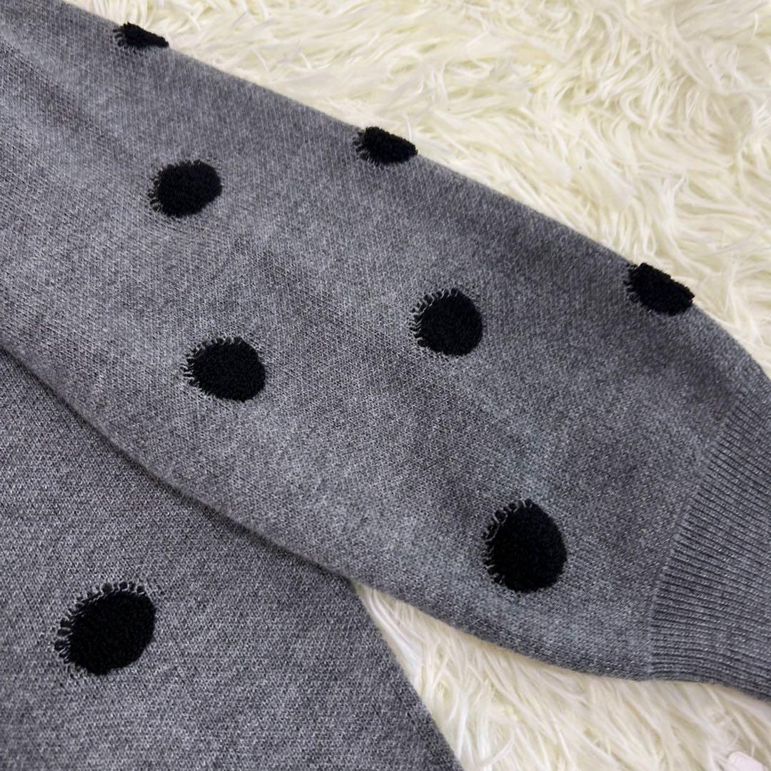 【新品】C'EST MOIJEU セモアージュ ドット ニット ロングワンピース