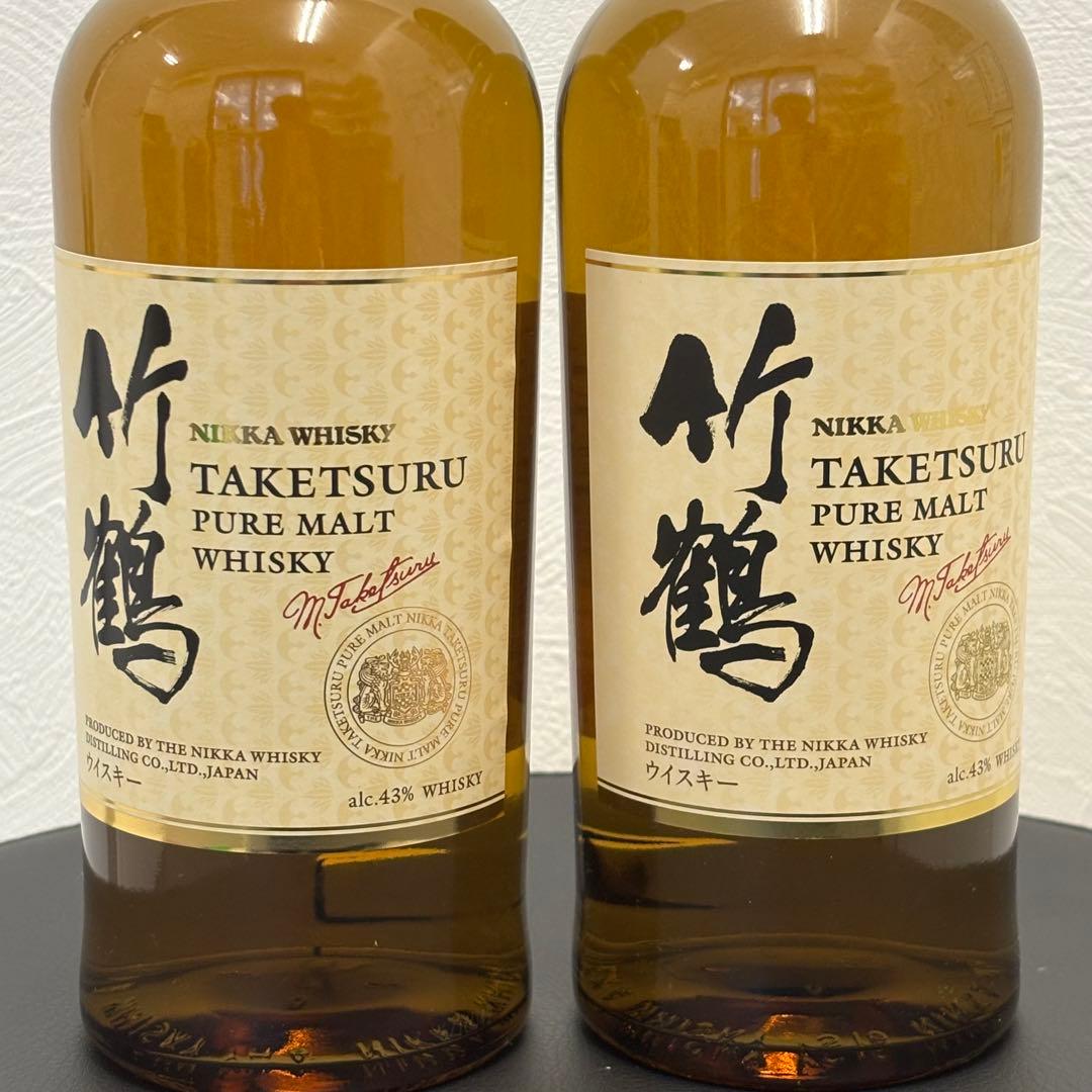 【最終値下げ】竹鶴ピュアモルト700ml×2本＋50ml