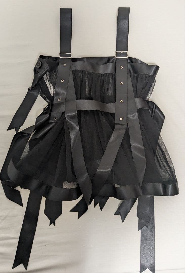 noir kei ninomiya 24aw チュールリボントップス Sサイズ