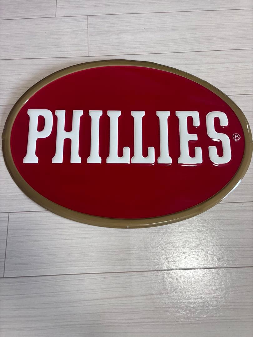 PHILLIES BLUNT 特大メタル 看板 vintage
