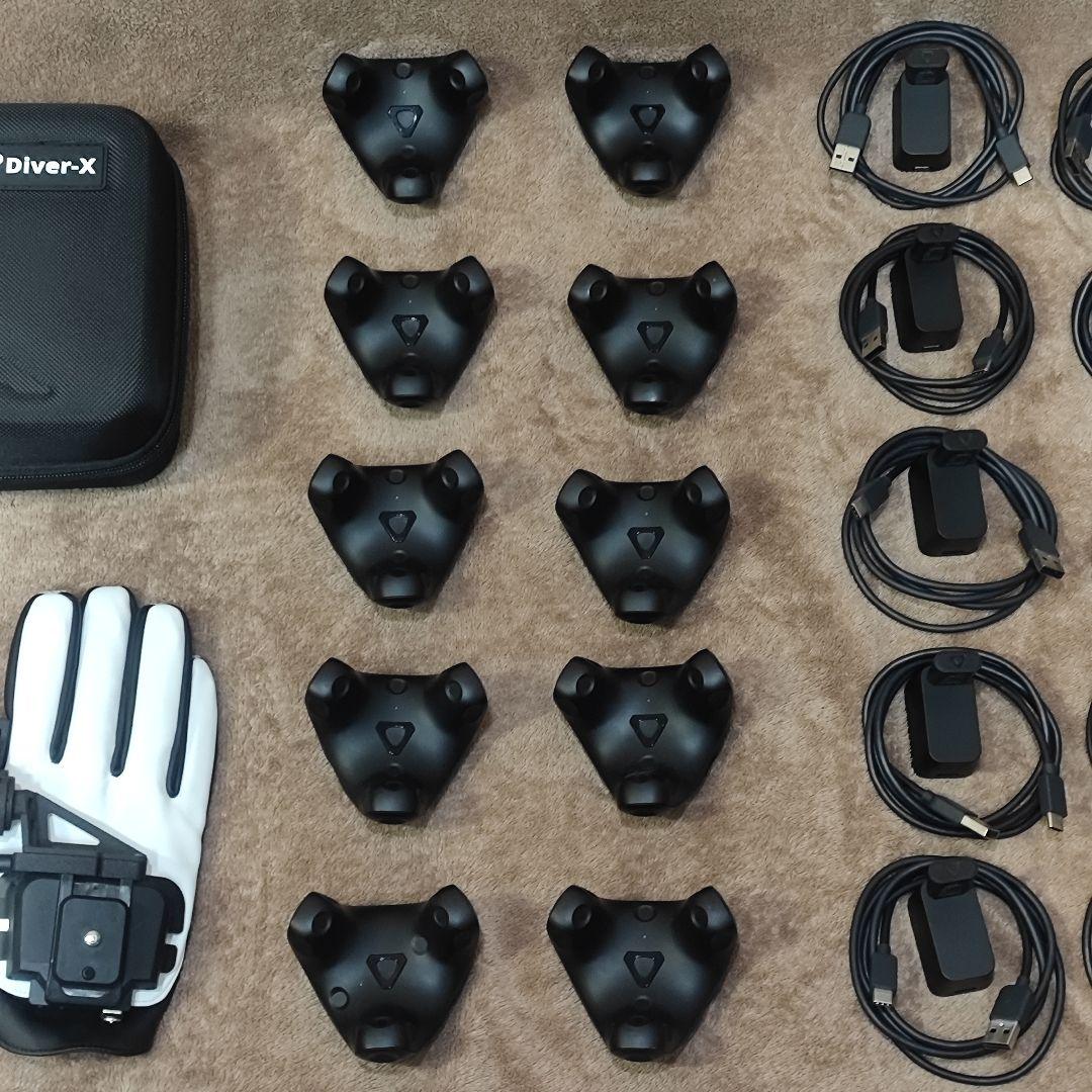 え*ん様 viveトラッカー3.0 10個＆コンタクトグローブ1.0