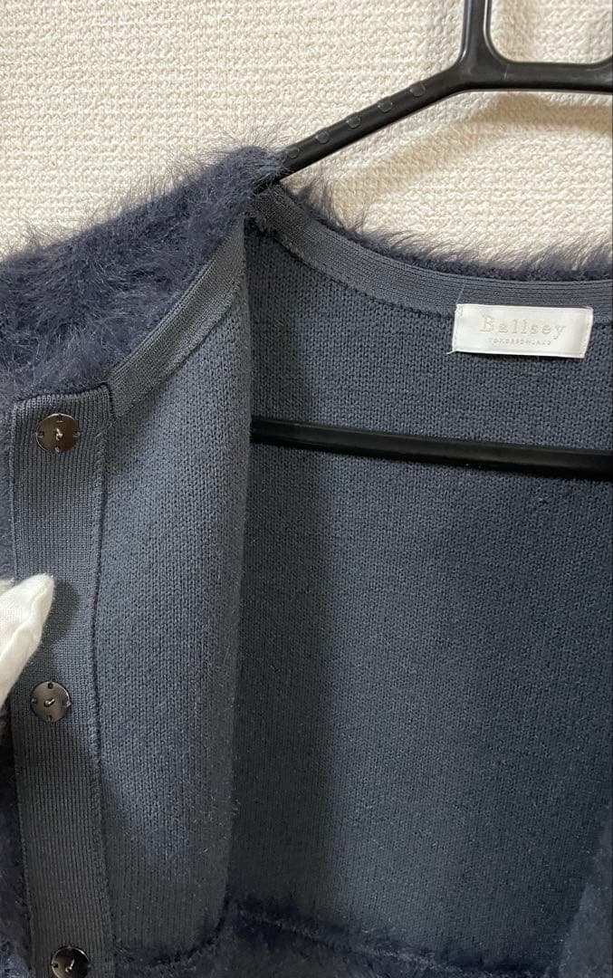 【3983】完売品 Ballsey フェザーヤーンぺプラムベスト S