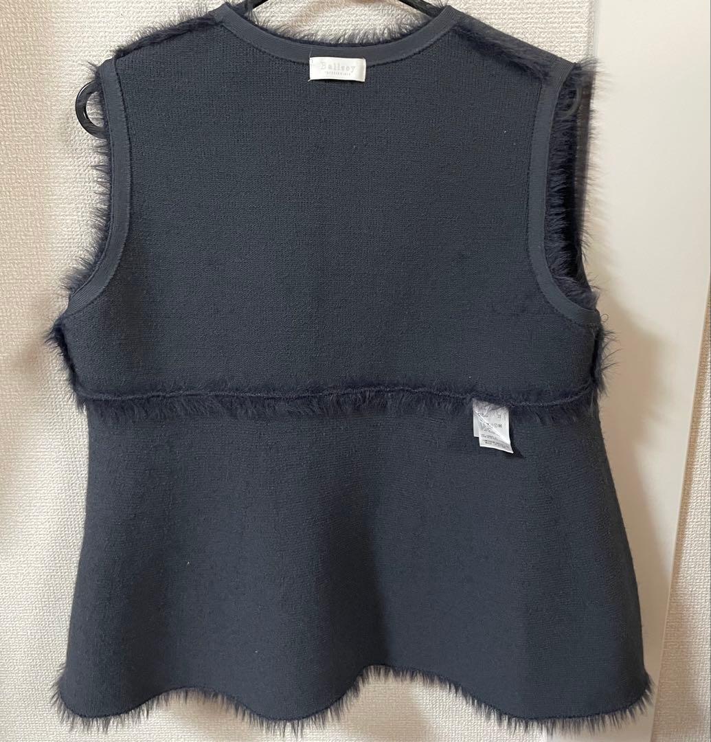 【3983】完売品 Ballsey フェザーヤーンぺプラムベスト S