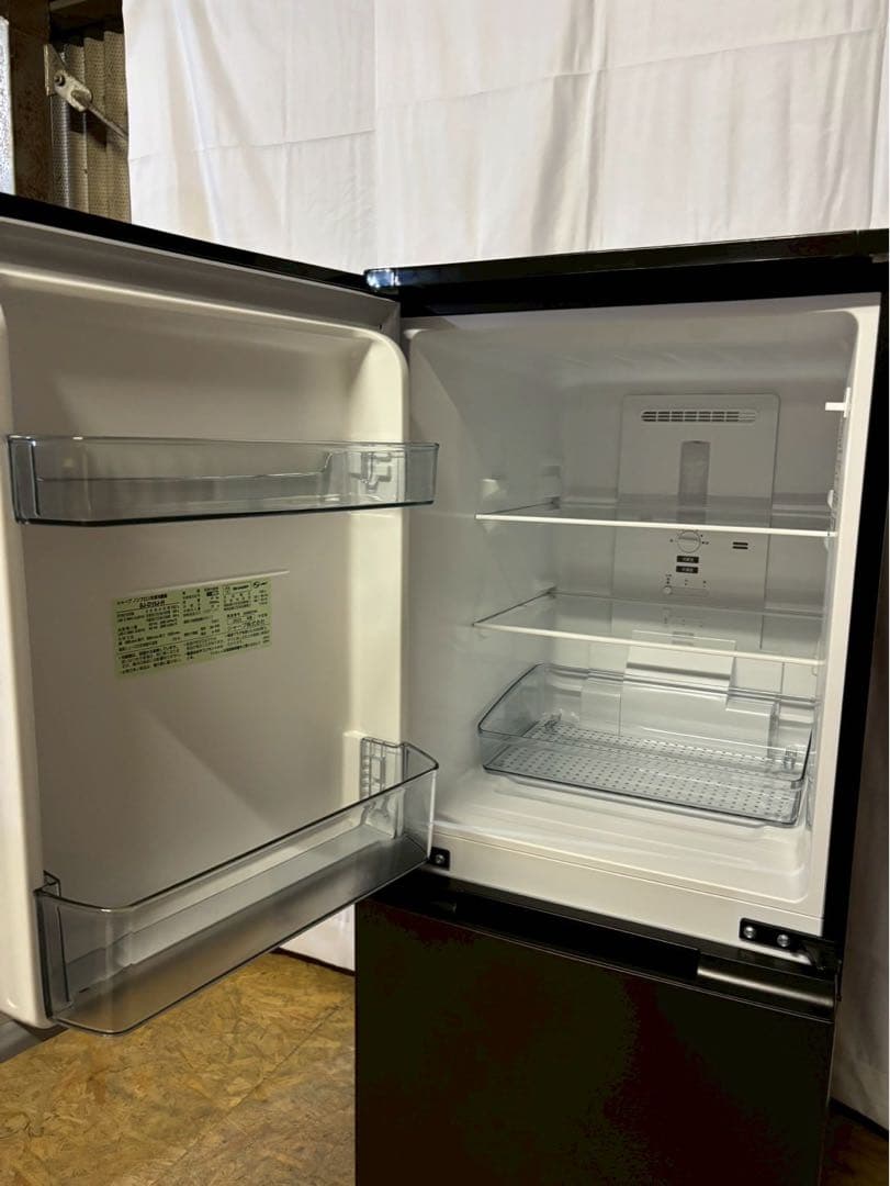 SHARP 2ドア冷蔵庫 SJ-D15J-H 2023年製 152L 両開き