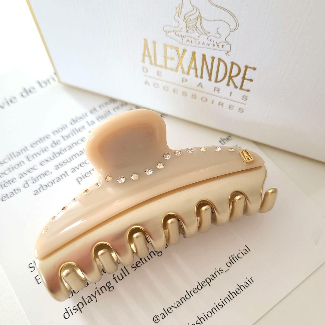 【2色クリスタル】アレクサンドルドゥパリ◇ヴァンドームクリップM