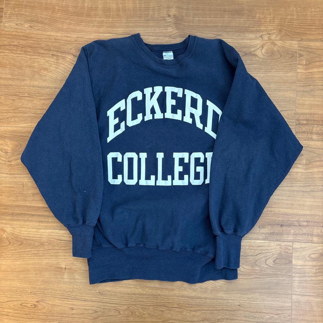 し*お様 90s チャンピオン　リバースウィーブ　XL ネイビー