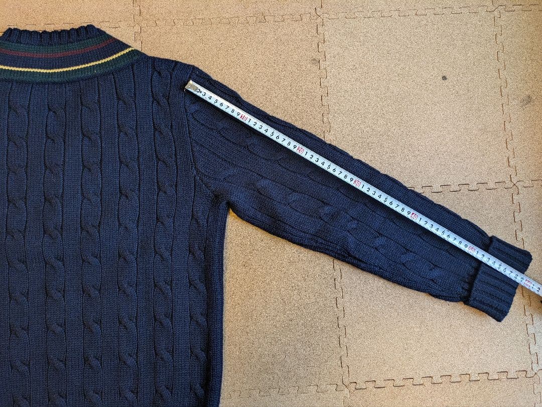 ポロラルフローレン　チルデンニット　ネイビーL　未使用品