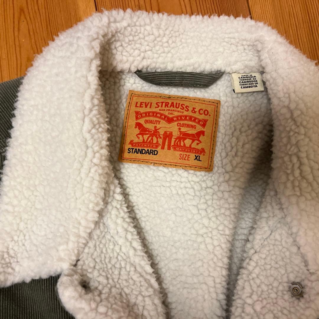 Levi Strauss & Co. ボア襟コーデュロイジャケット XL