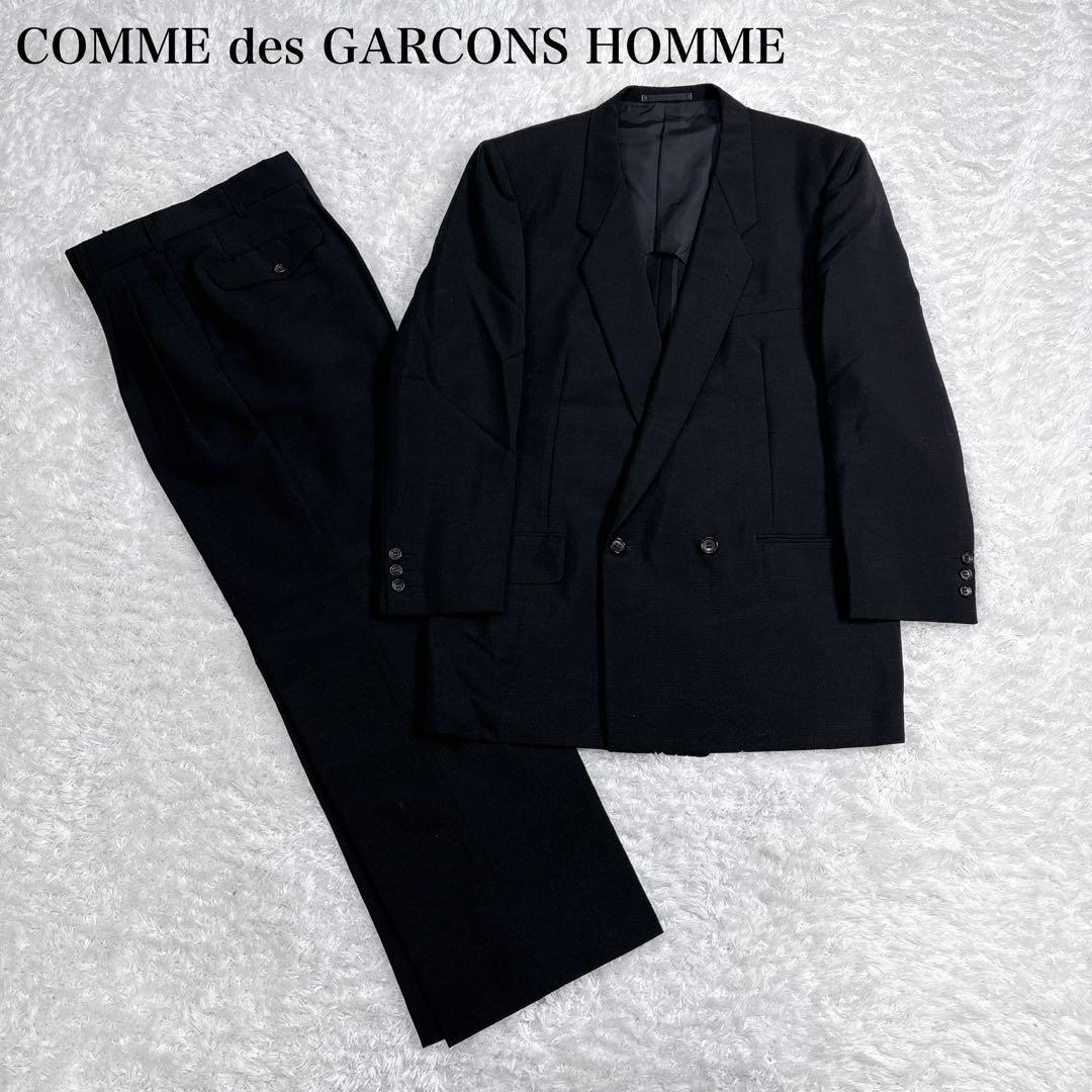 【美品】 コムデギャルソンオム ビンテージ ダブルセットアップ 黒