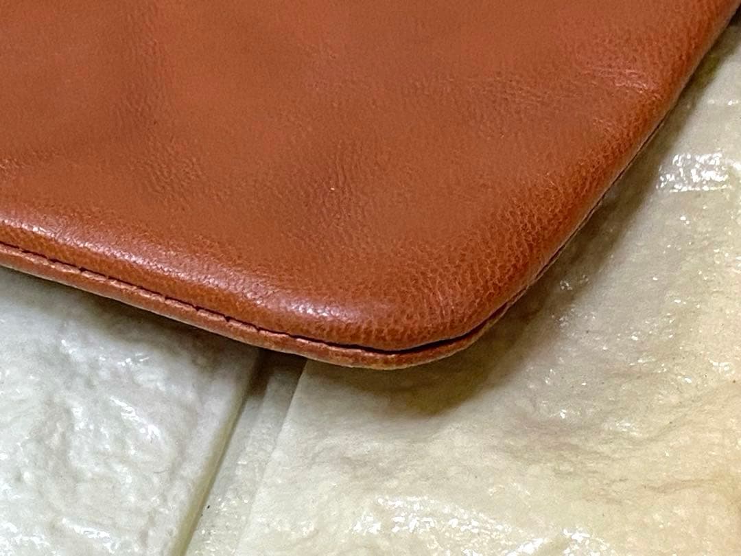 LOEWE ロエベナッパ アナグラム レザー クラッチバッグ セカンドバッグ本革