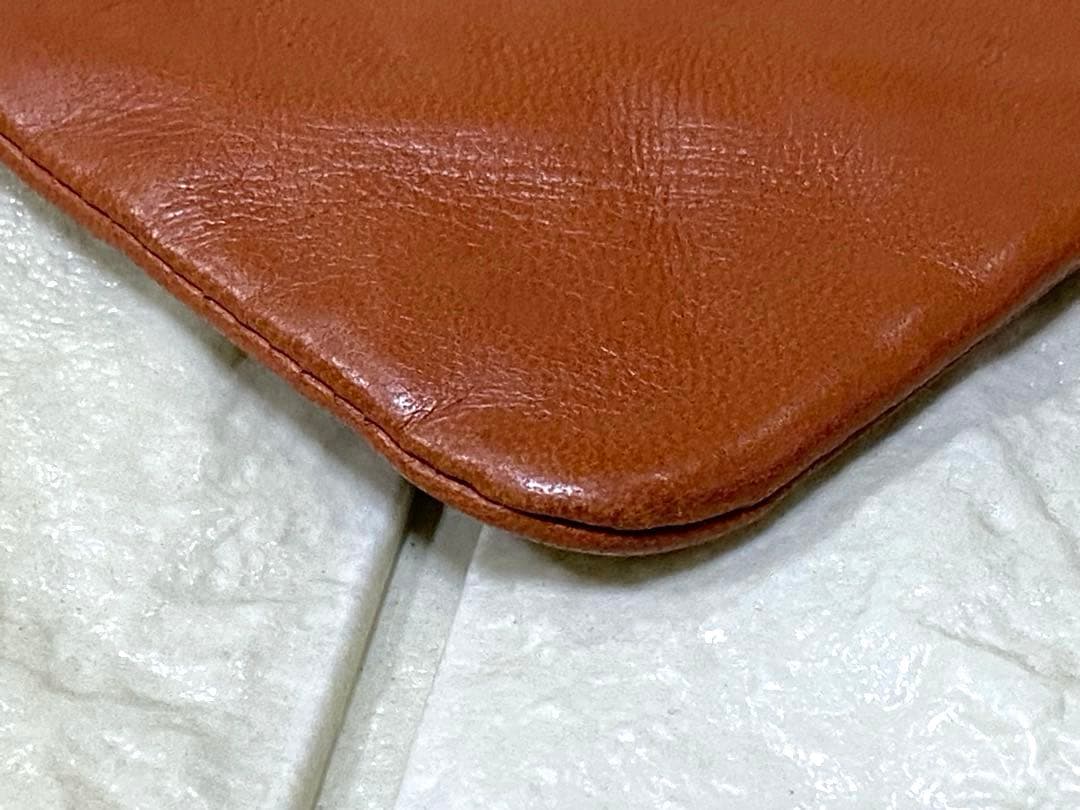 LOEWE ロエベナッパ アナグラム レザー クラッチバッグ セカンドバッグ本革