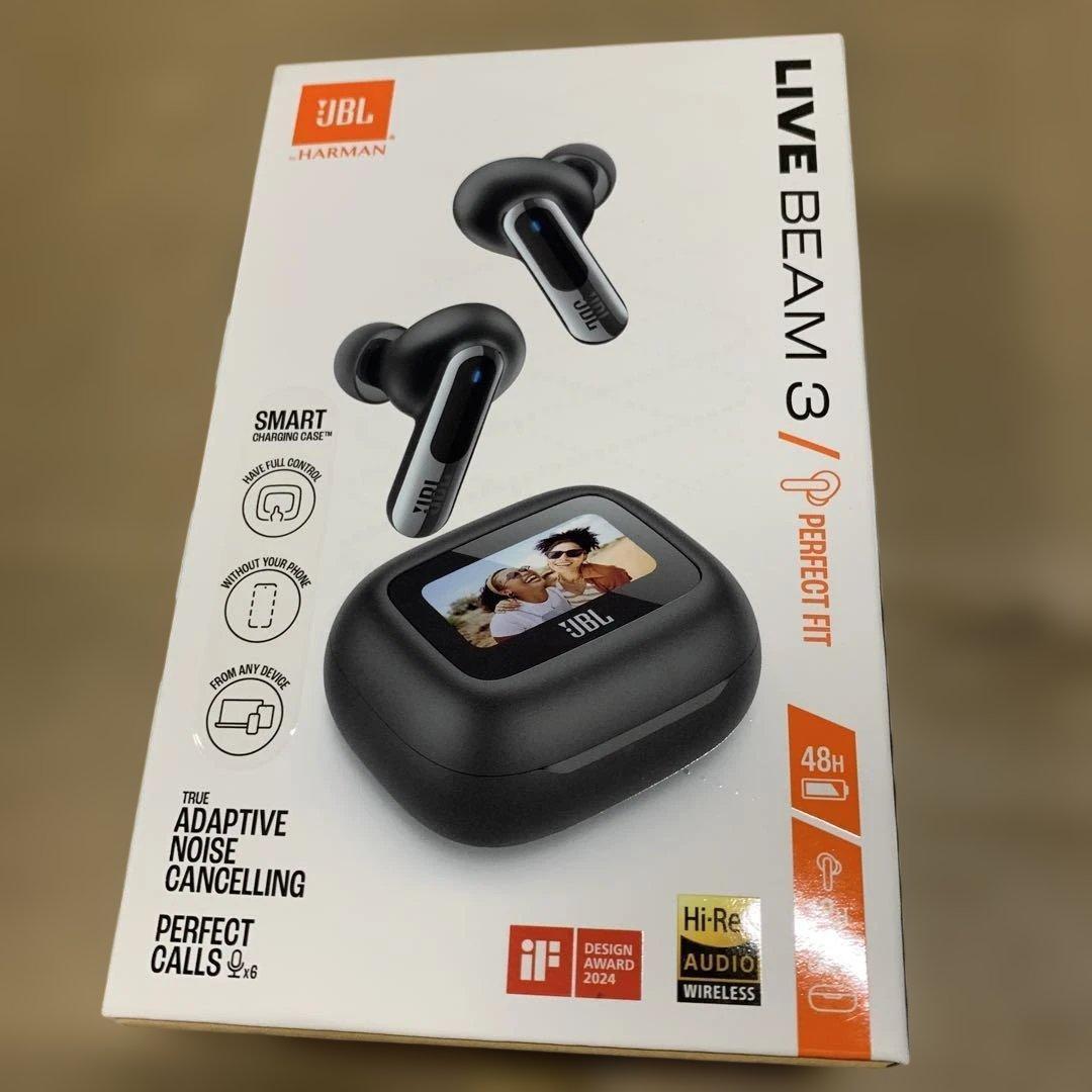 新品未開封JBL Live Beam 3 Black True Wireless