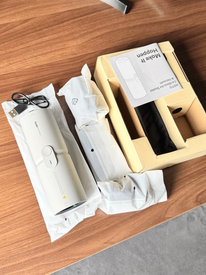 早い者勝ち！ ほぼ新品 HOTO 小型エアクリーナー SE ハンディ掃除機