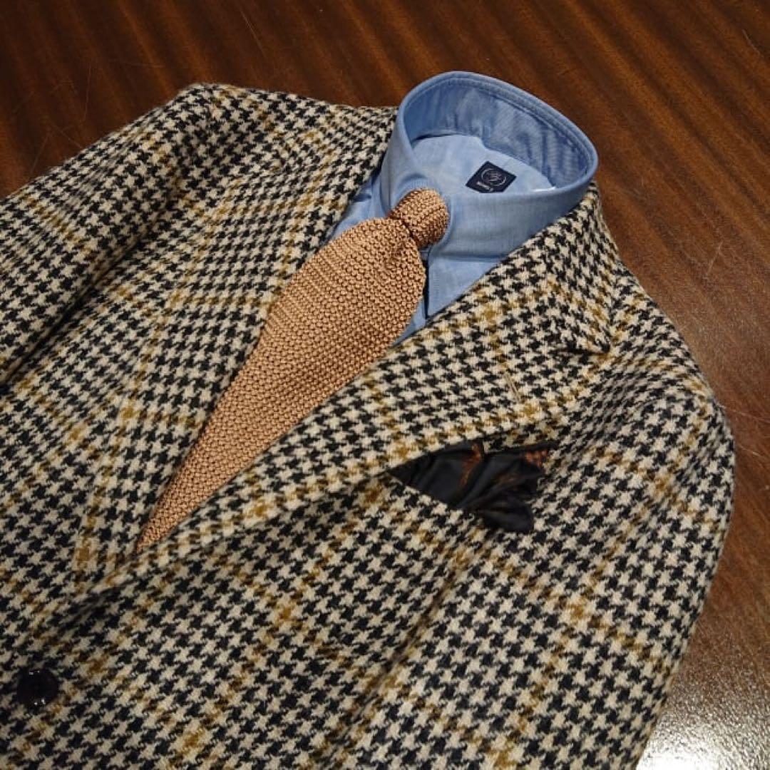 BEAMS F / HARRIS TWEED チェック ジャケット