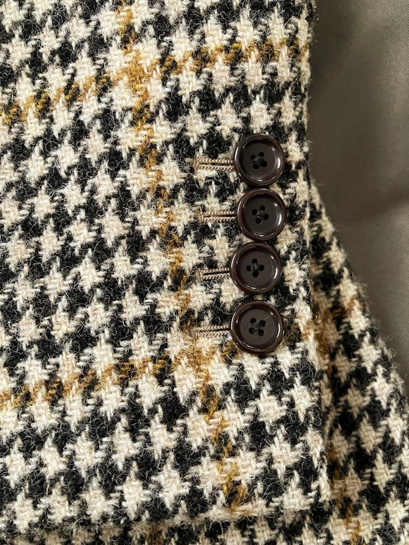 BEAMS F / HARRIS TWEED チェック ジャケット