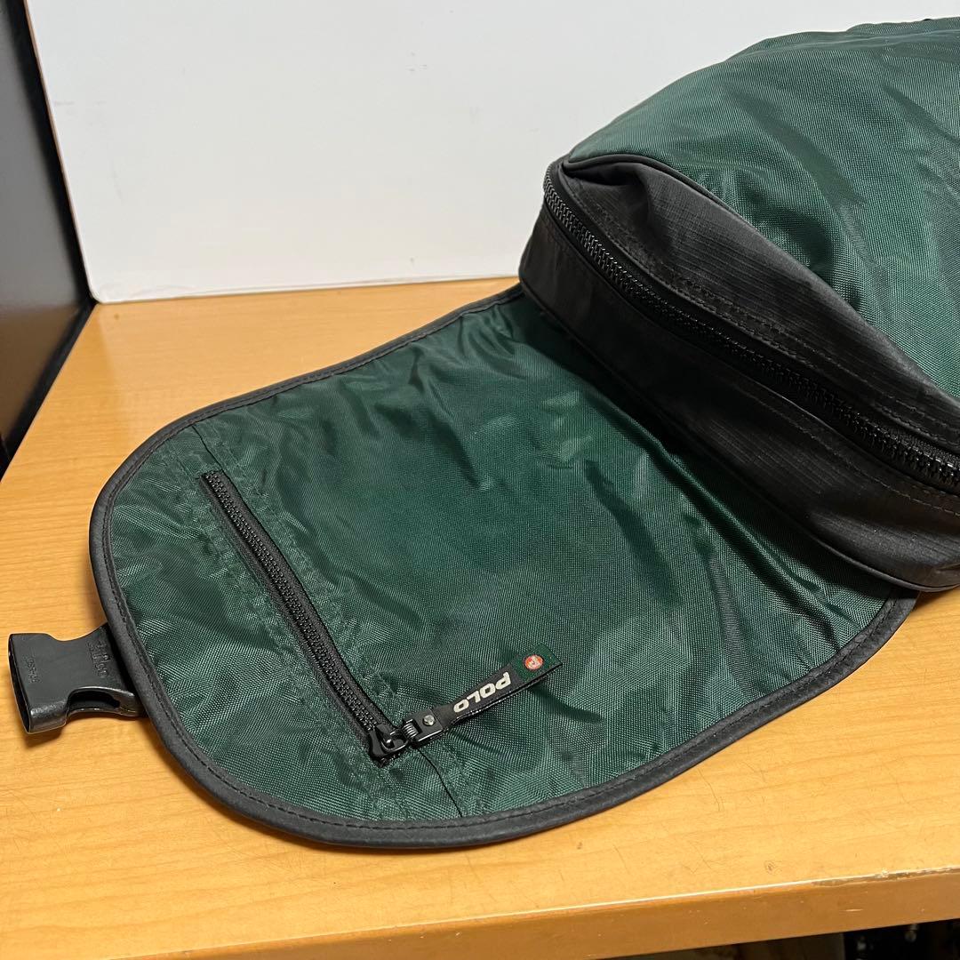 90s★ポロスポーツ POLO SPORT バックパック ダークグリーン★希少