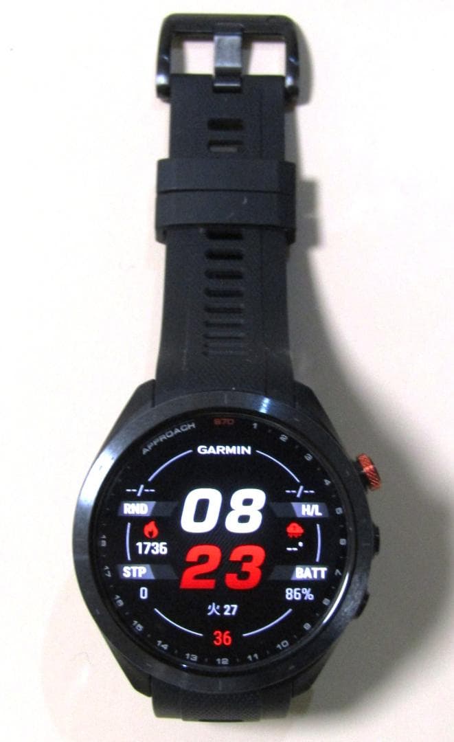 超美品 ガーミン アプローチ S70 ブラック 47mm