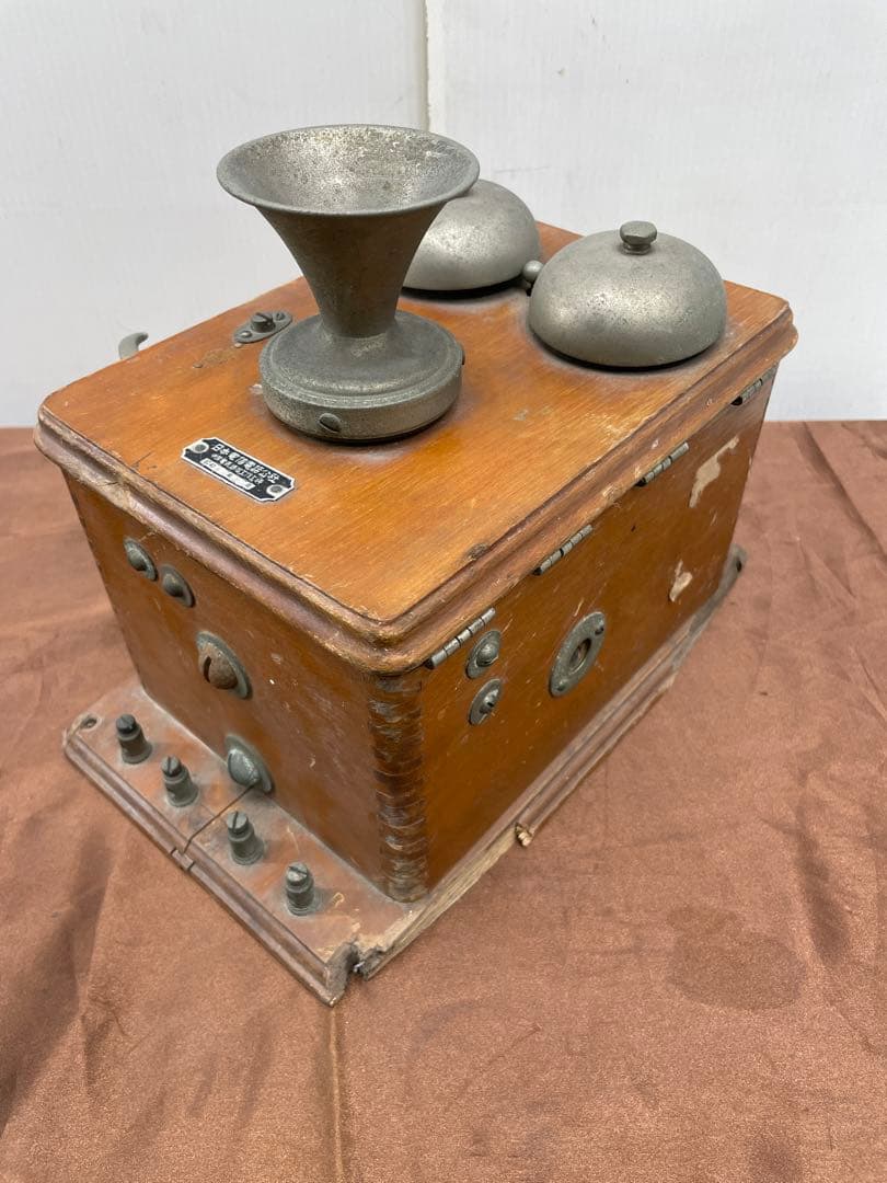 希少⭐︎デルビル電話機　昭和レトロ　アンティーク　ジャンク　古物　電話機