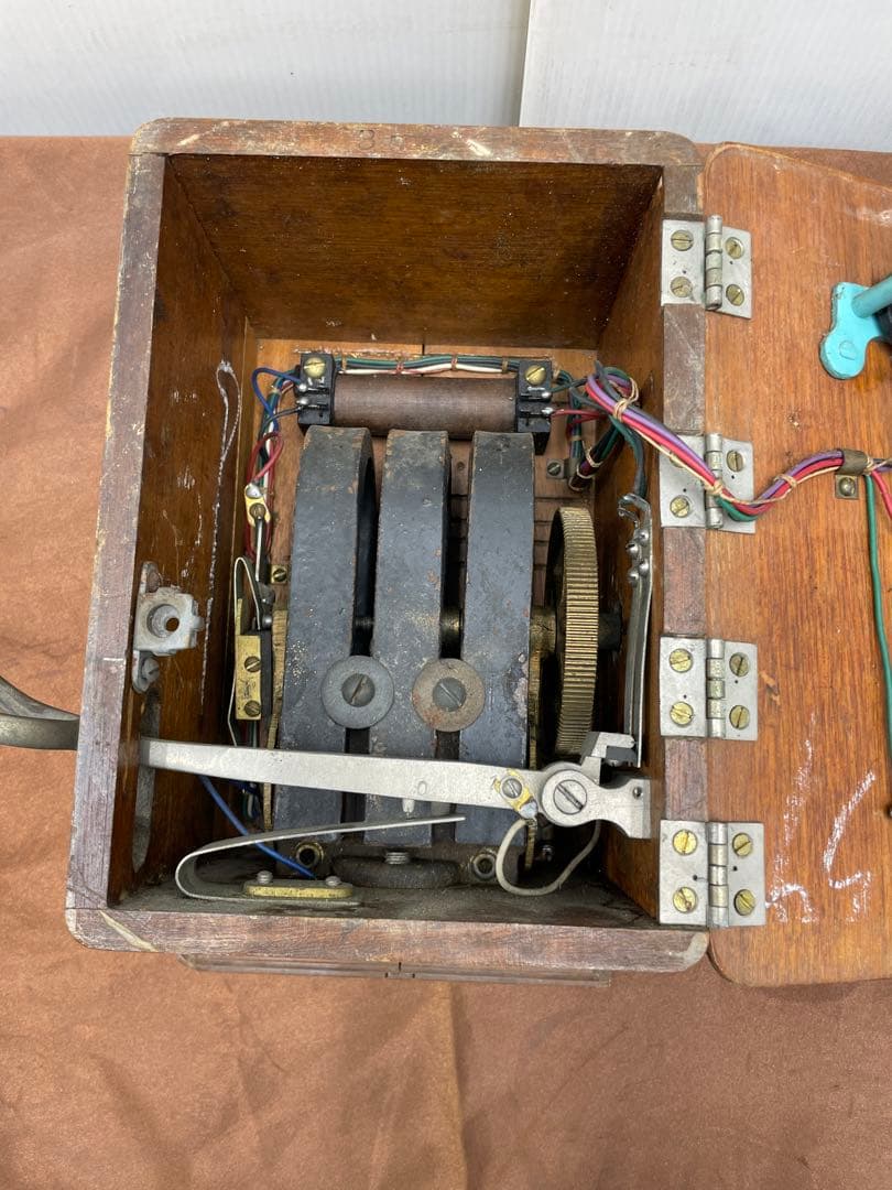 希少⭐︎デルビル電話機　昭和レトロ　アンティーク　ジャンク　古物　電話機